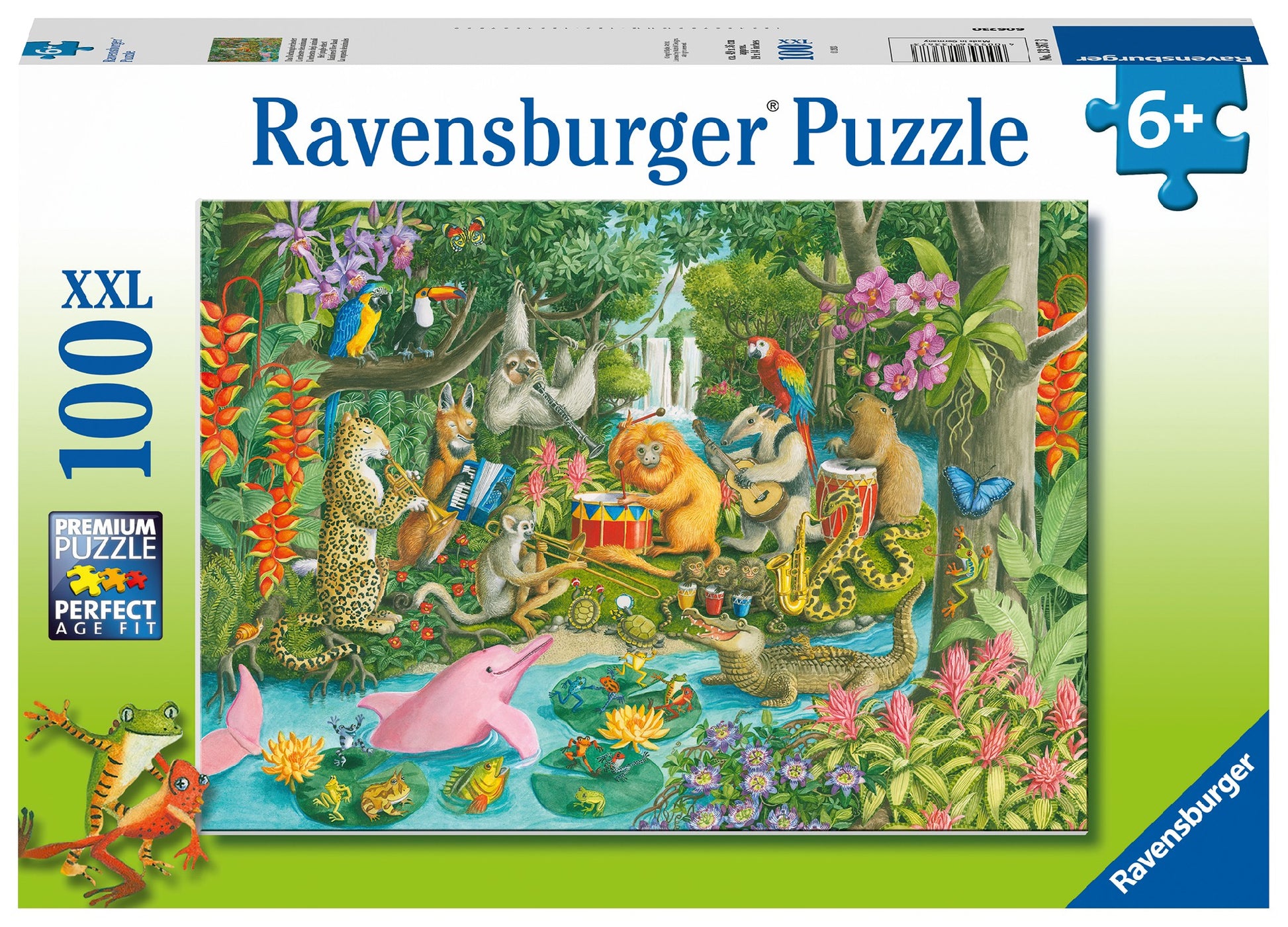 RAVENSBURGER RAINFOREST RIVER BAND 100 PIECE PUZZLE
