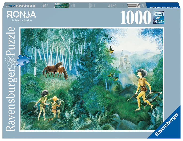 RAVENSBURGER RONJA THE ROBBERS DAUGHTER - 1000 PIECE PUZZLE