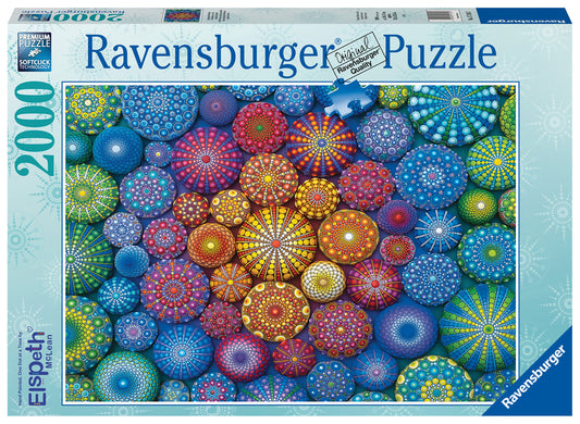 RAVENSBURGER RADIATING MANDALAS 2000 PIECE PUZZLE