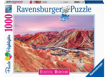 BEAUTIFUL RAINBOW MOUNTAINS CHINA