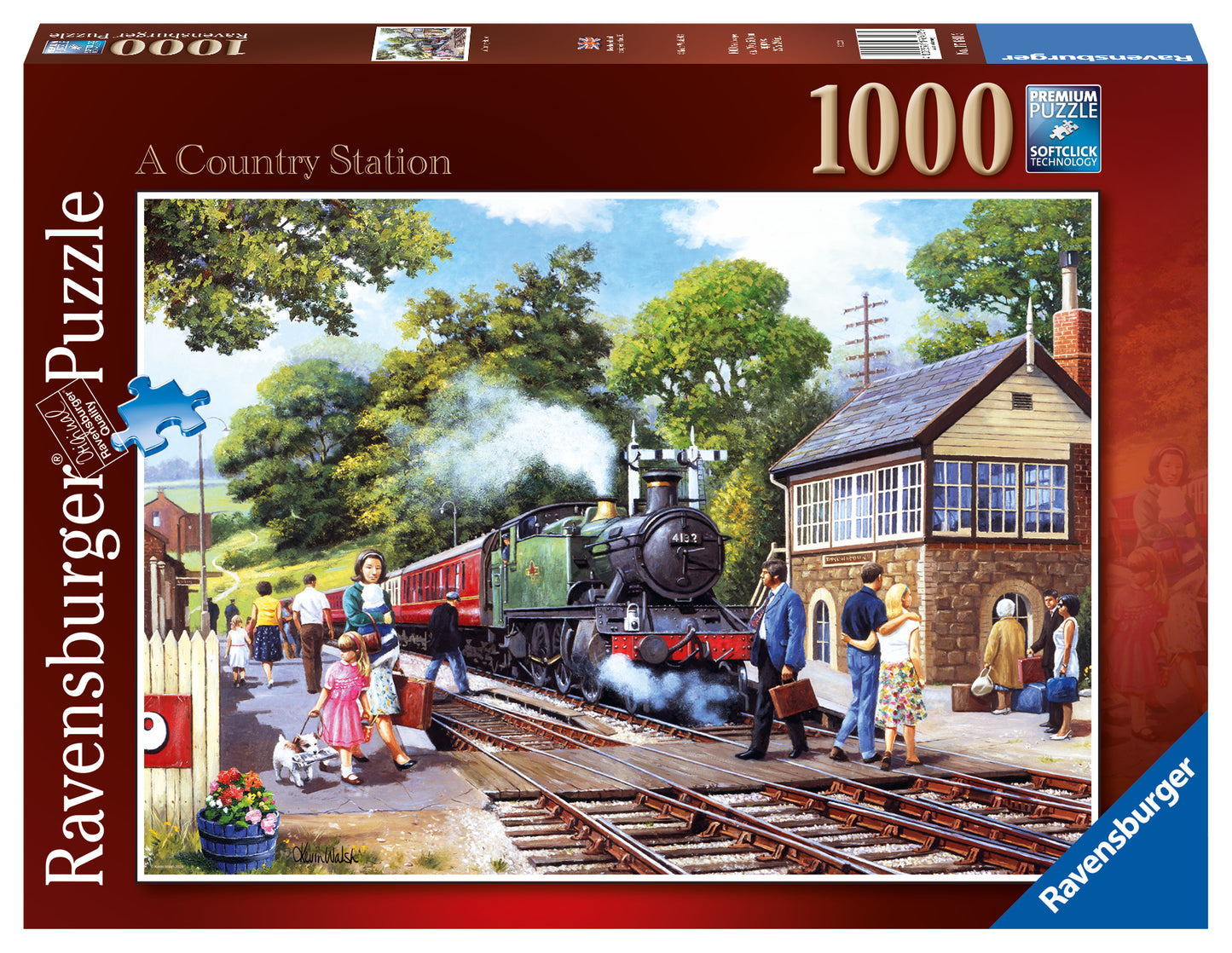 RAVENSBURGER A COUNTRY STATION 1000 PIECE PUZZLE