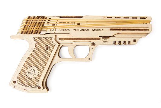UGEARS WOLF-01 MECHANICAL HANDGUN