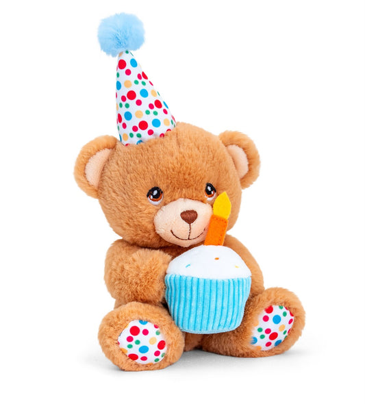 KEELECO HAPPY BIRTHDAY PLUSH BEAR 15CM