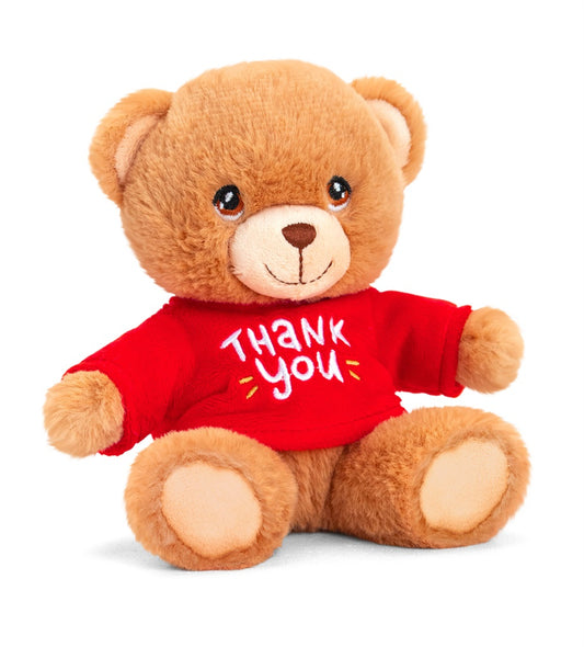 KEELECO THANK YOU PLUSH BEAR 15CM