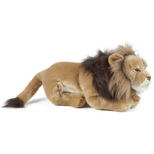 LIVING NATURE - MALE LION LARGE PLUSH 45CM