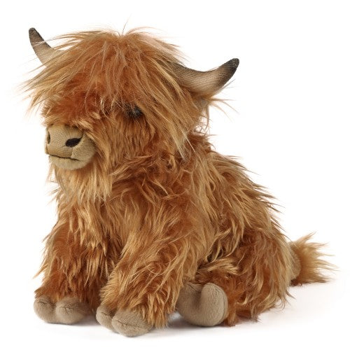 LIVING NATURE HIGHLAND COW PLUSH WITH SOUND 32CM