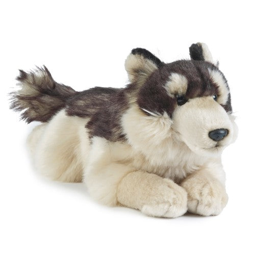 LIVING NATURE - WOLF PLUSH LARGE 38CM