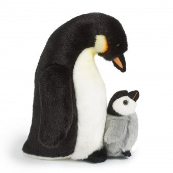 LIVING NATURE - PENGUIN WITH CHICK 26CM