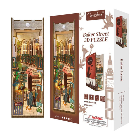 TONECHEER BAKER STREET BOOK NOOK 3D PUZZLE