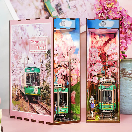 TONECHEER SAKURAS TRAVEL BOOK NOOK 3D PUZZLE