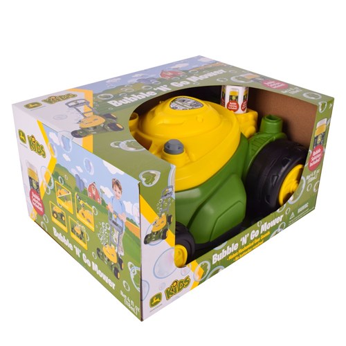 JOHN DEERE BUBBLE 'N' GO MOWER COMBO (No batteries required)