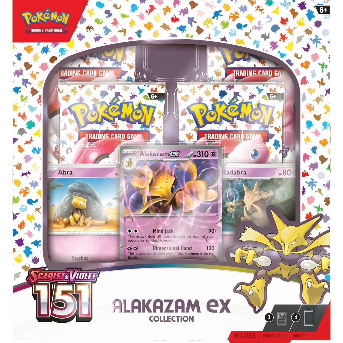 POKEMON SCARLET & VIOLET 151 ALAKAZAM EX BOX