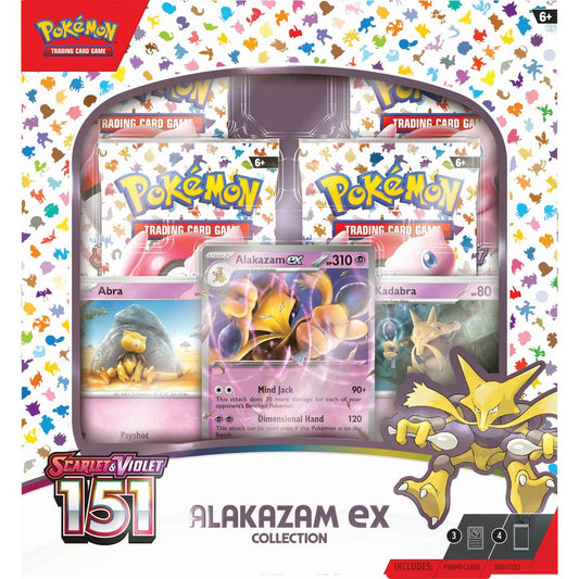 POKEMON SCARLET & VIOLET 151 ALAKAZAM EX BOX