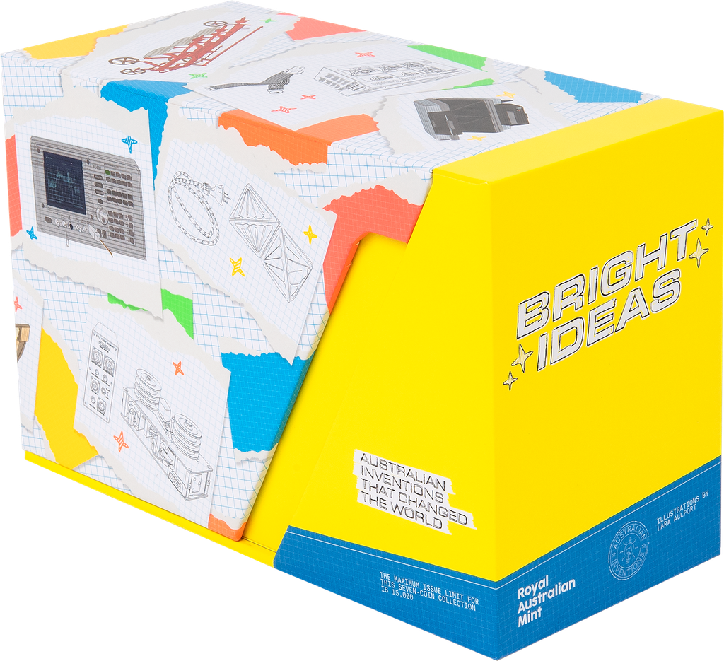 BRIGHT IDEAS 2026 $1 AND $2 PRIVY MARK SEVEN COIN COLLECTION IN BOX