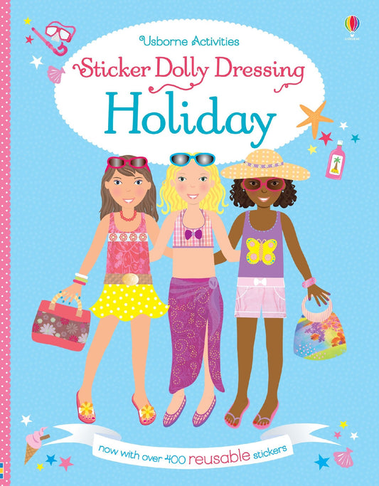 USBORNE STICKER DOLLY DRESSING HOLIDAY ACTIVITY BOOK