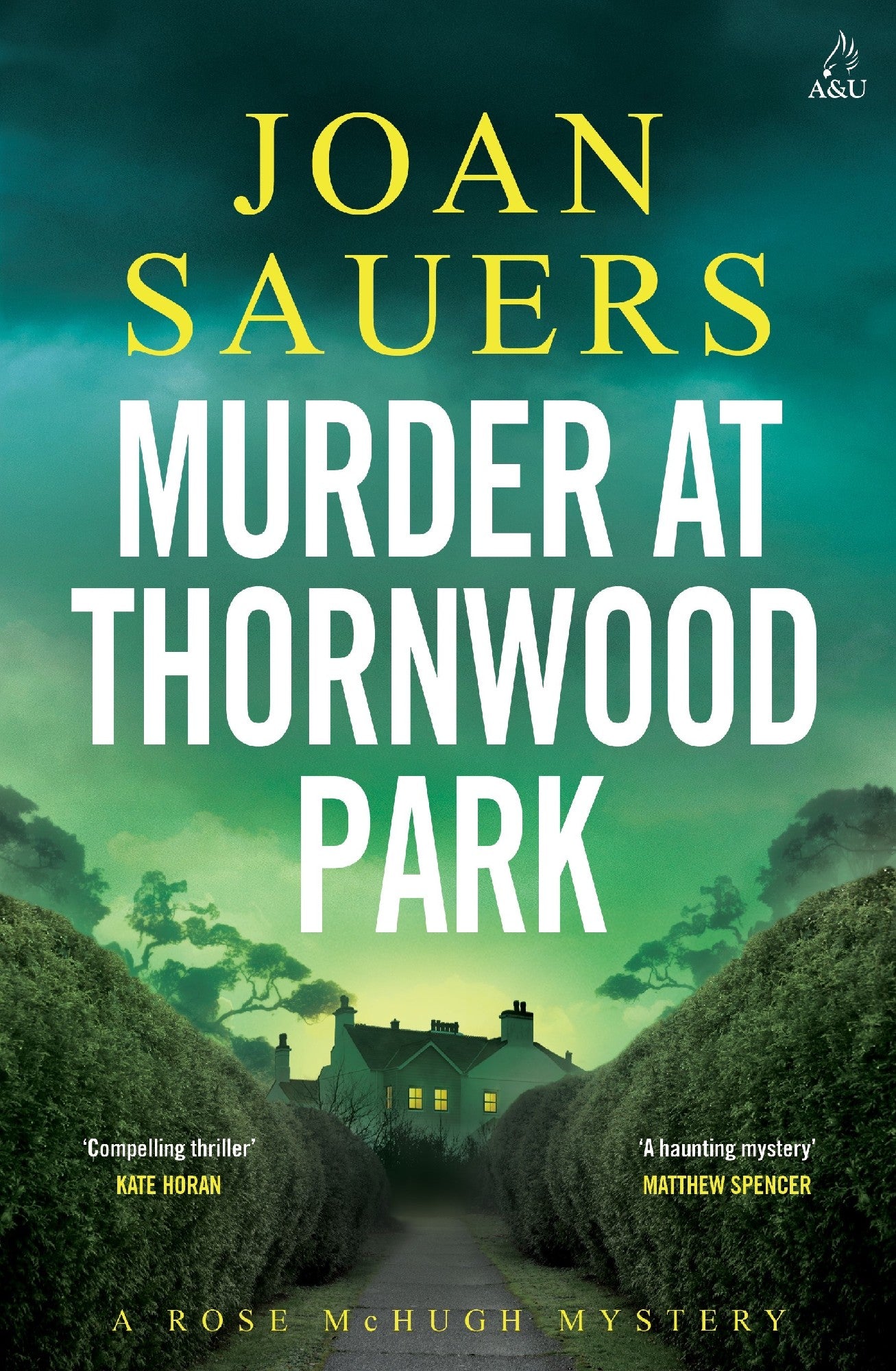 MURDER AT THORNWOOD PARK - JOAN SAUERS