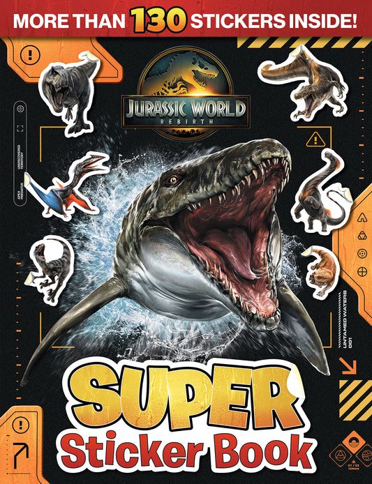 JURASSIC WORLD REBIRTH SUPER STICKER BOOK - SCHOLASTIC