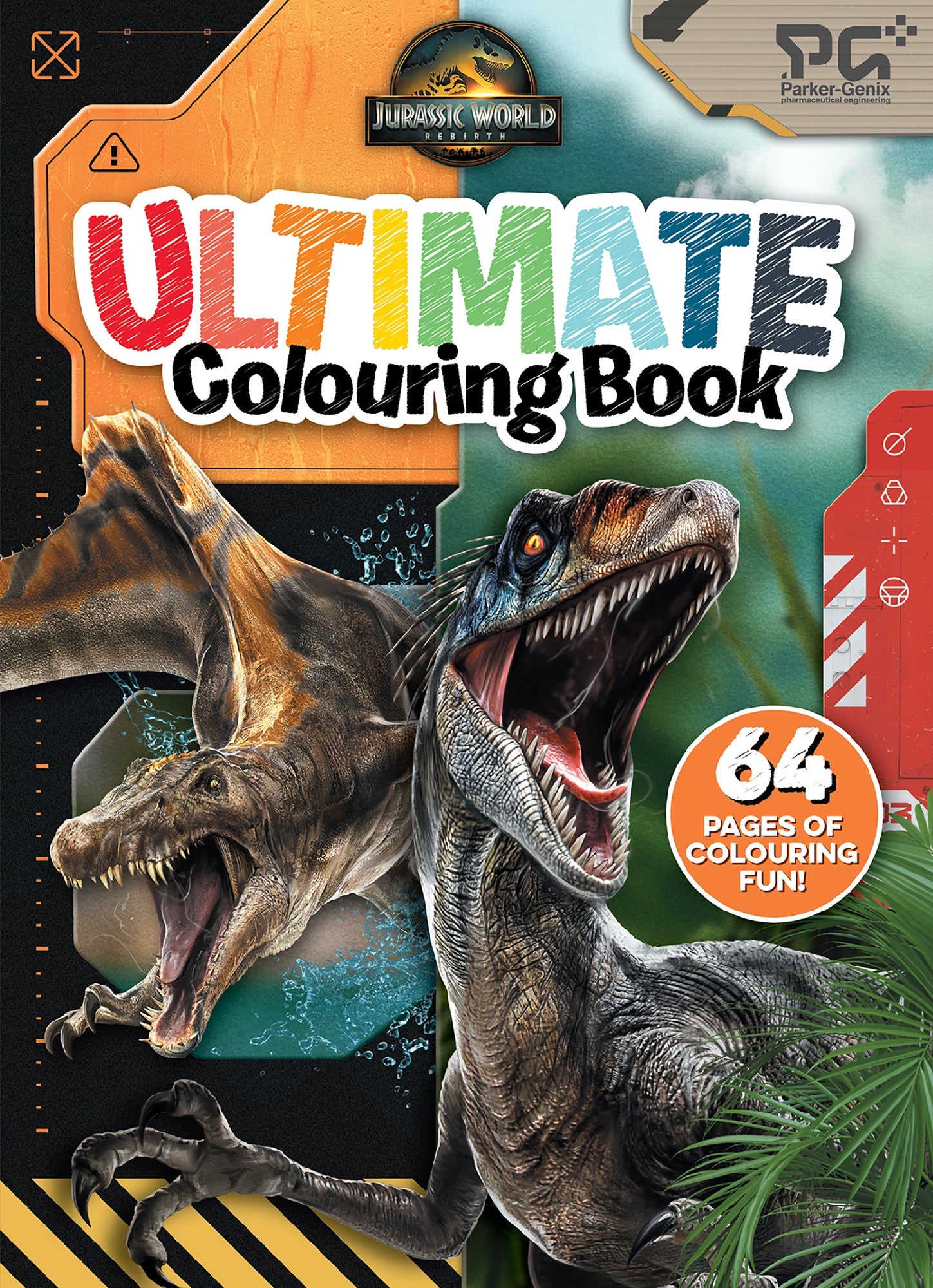 JURASSIC WORLD REBIRTH ULTIMATE COLOURING BOOK - SCHOLASTIC