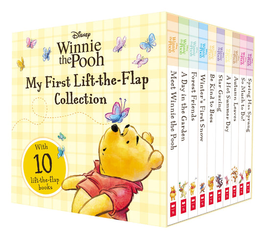 WINNIE THE POOH: MY FIRST LIFT THE FLAP 10 BOOK COLLECTION 
