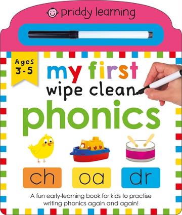 MY FIRST WIPE CLEAN PHONICS - PRIDDY BOOKS